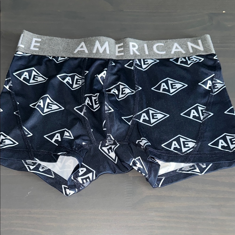 Navy blue American Eagle trunks